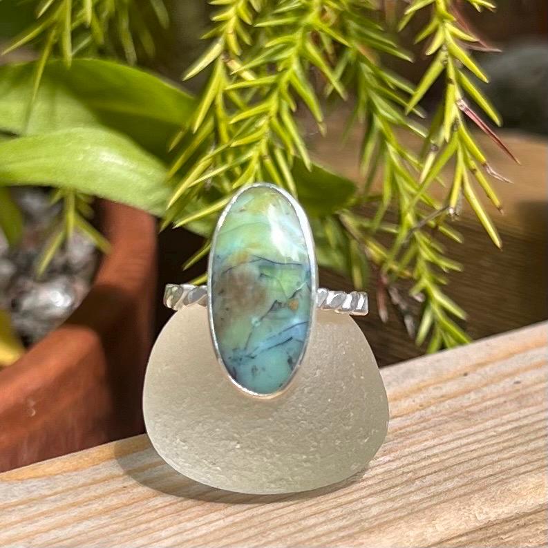 Opalised Wood Ring