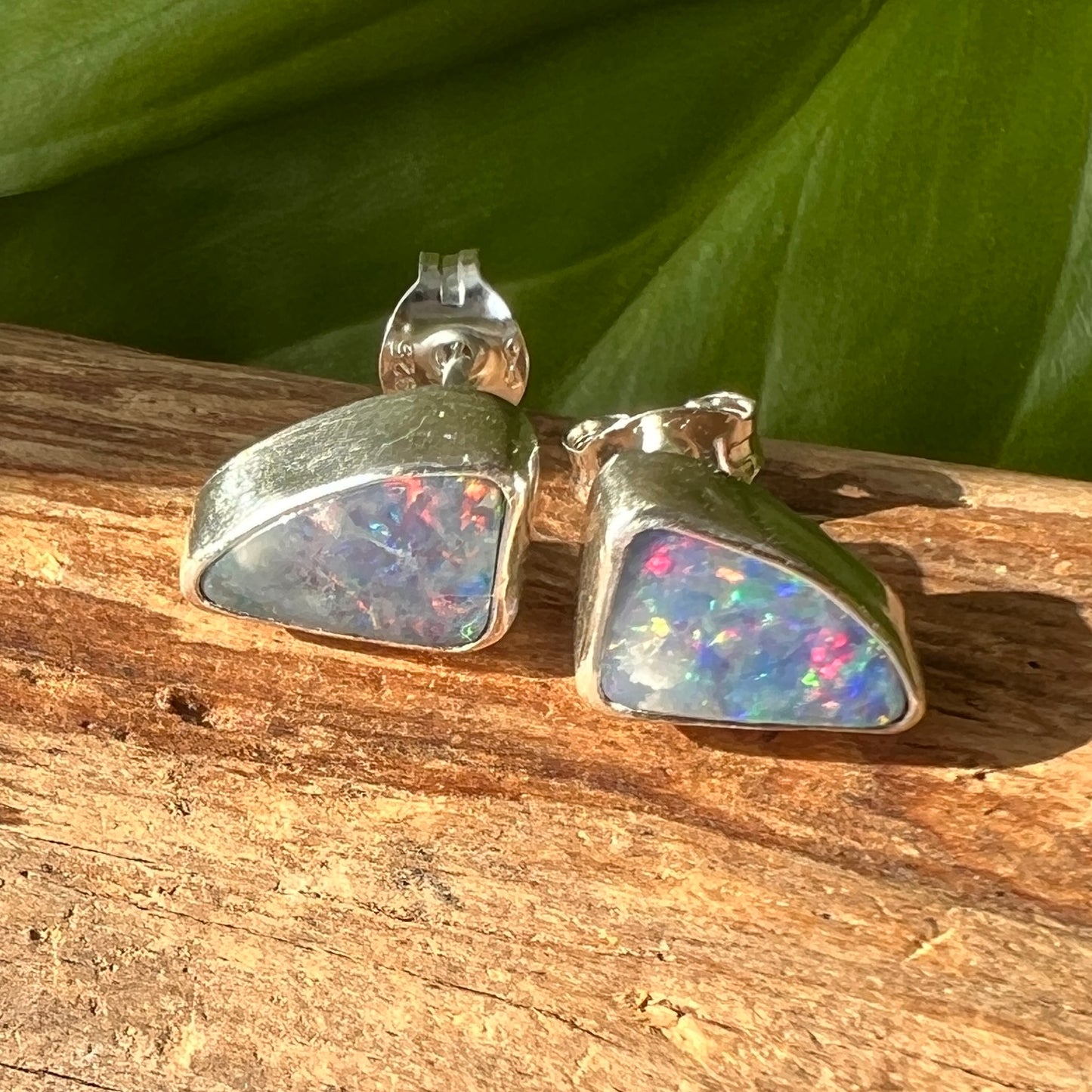 Australian Opal Doublet Studs