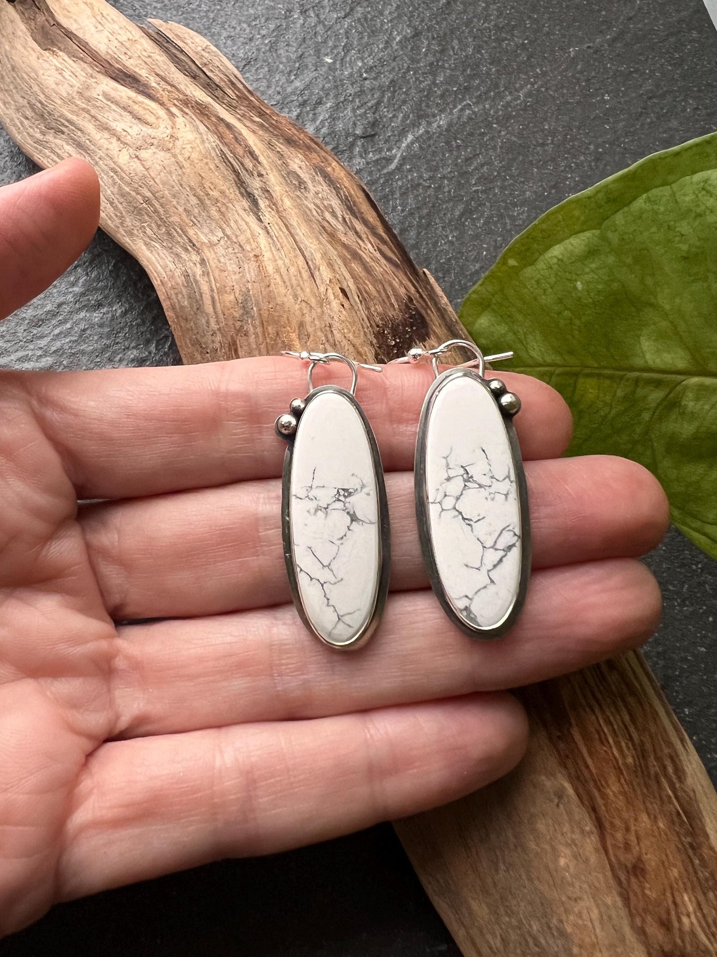 Howlite Earrings