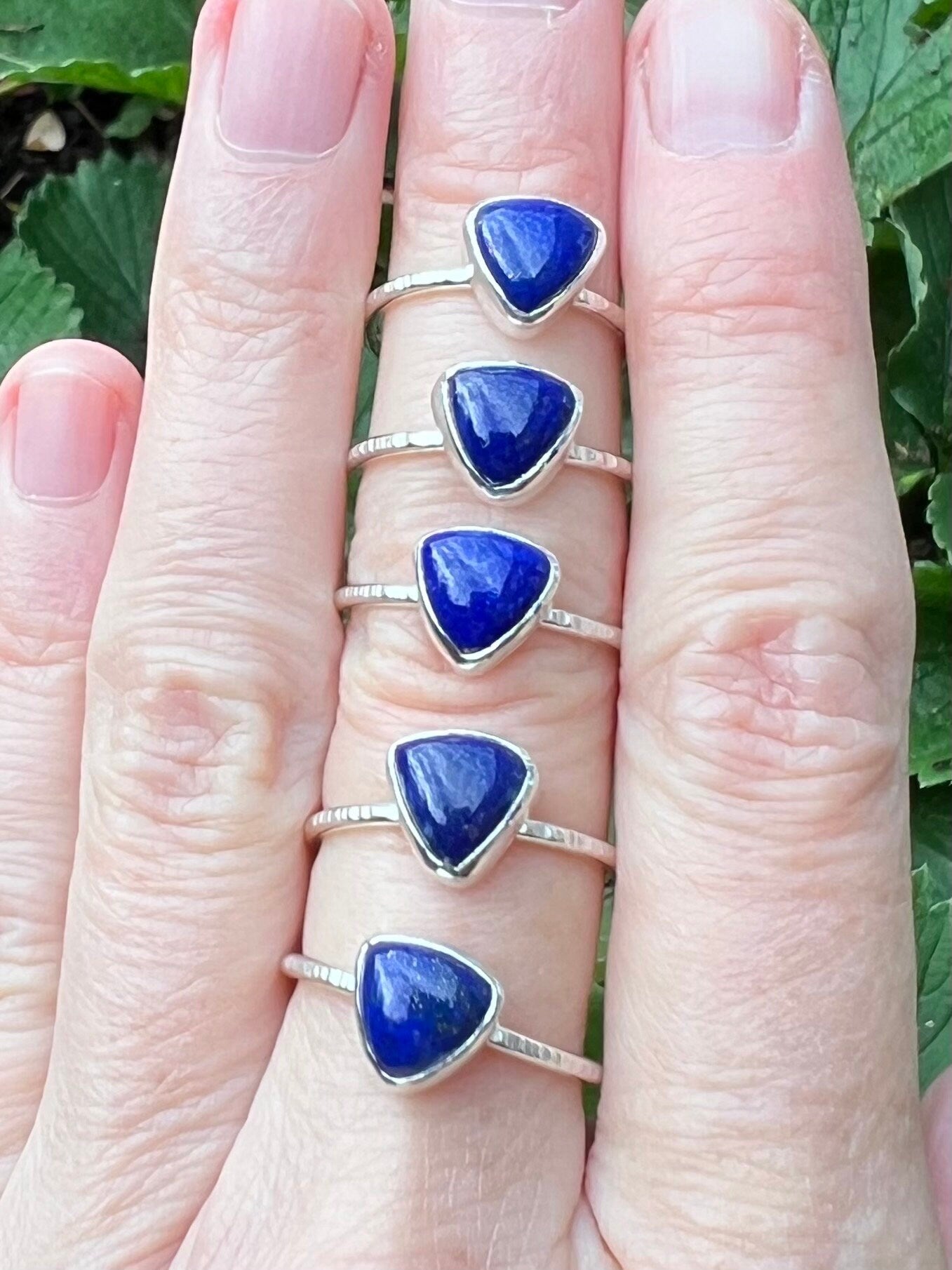 Lapis Lazuli Stacker Ring, various sizes available
