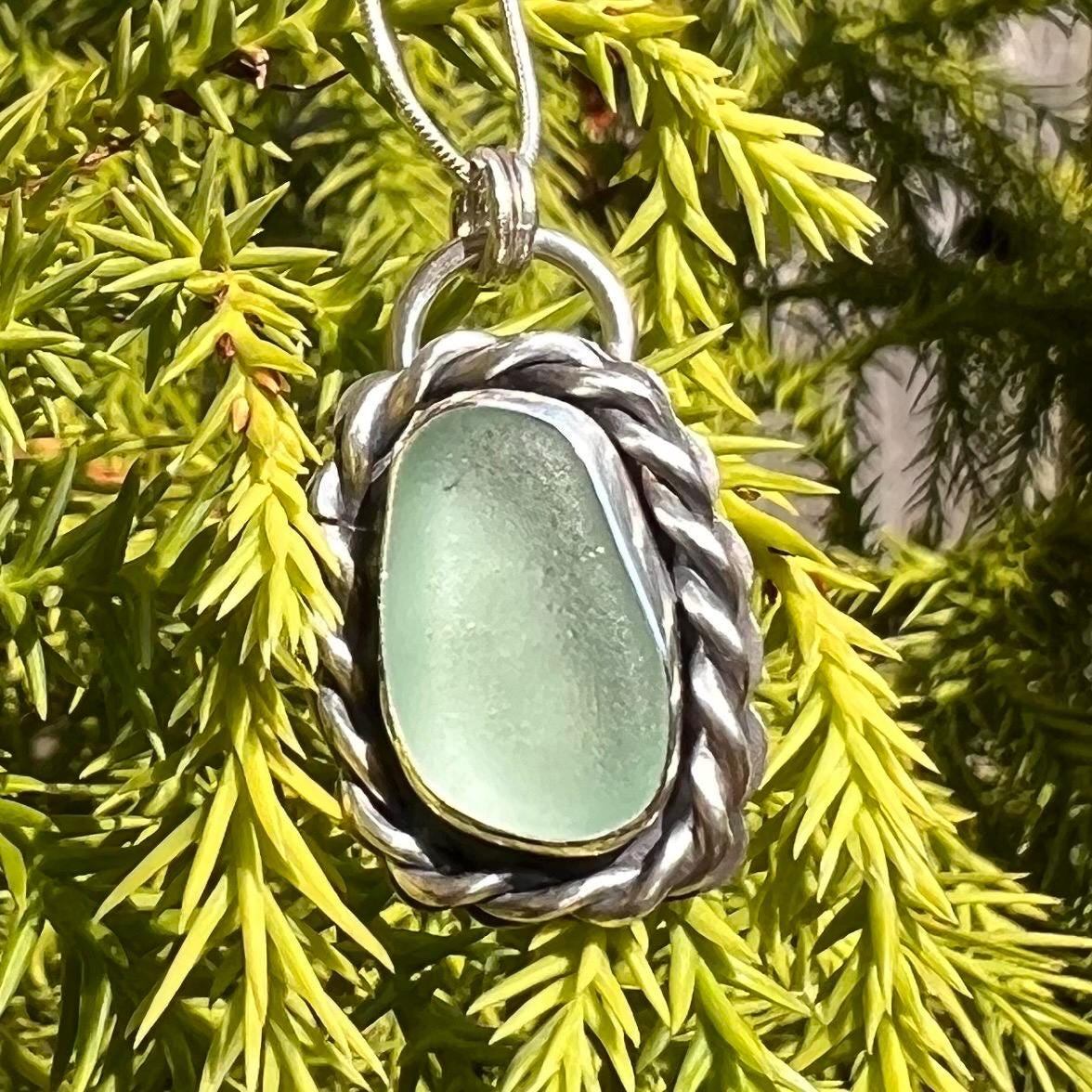 Sea glass necklace