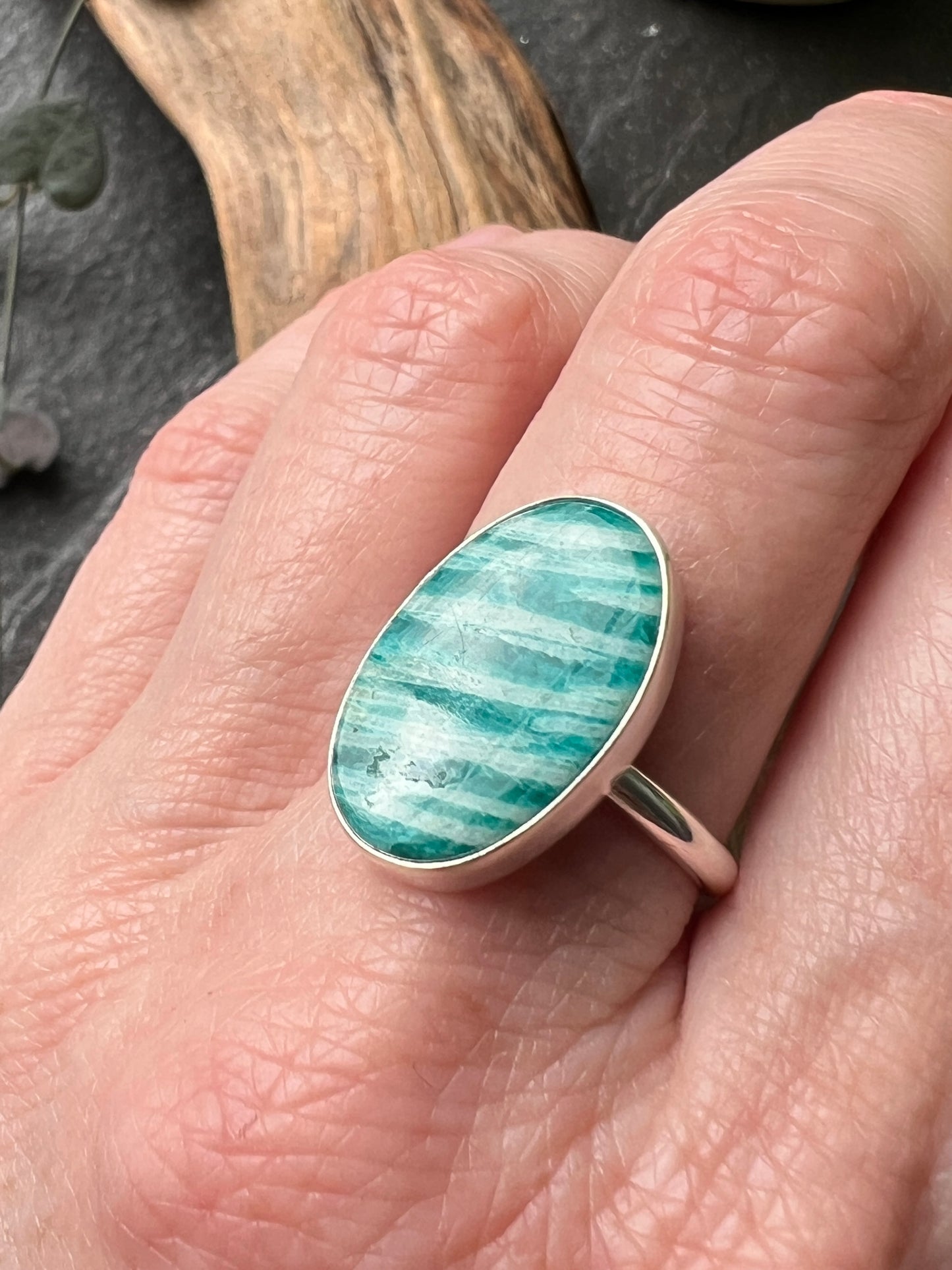Amazonite Ring