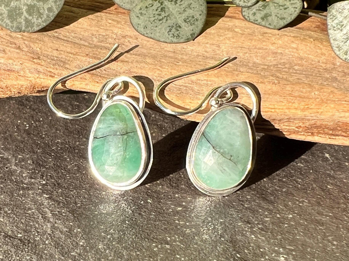 Natural Emerald Earrings