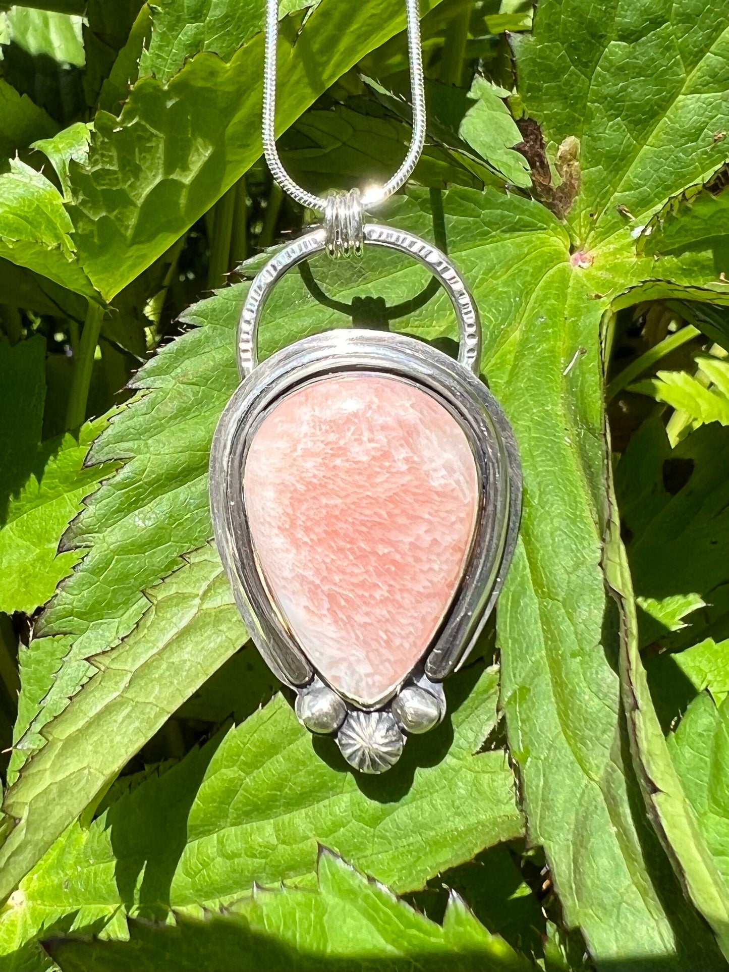Pink Scolecite Pendant