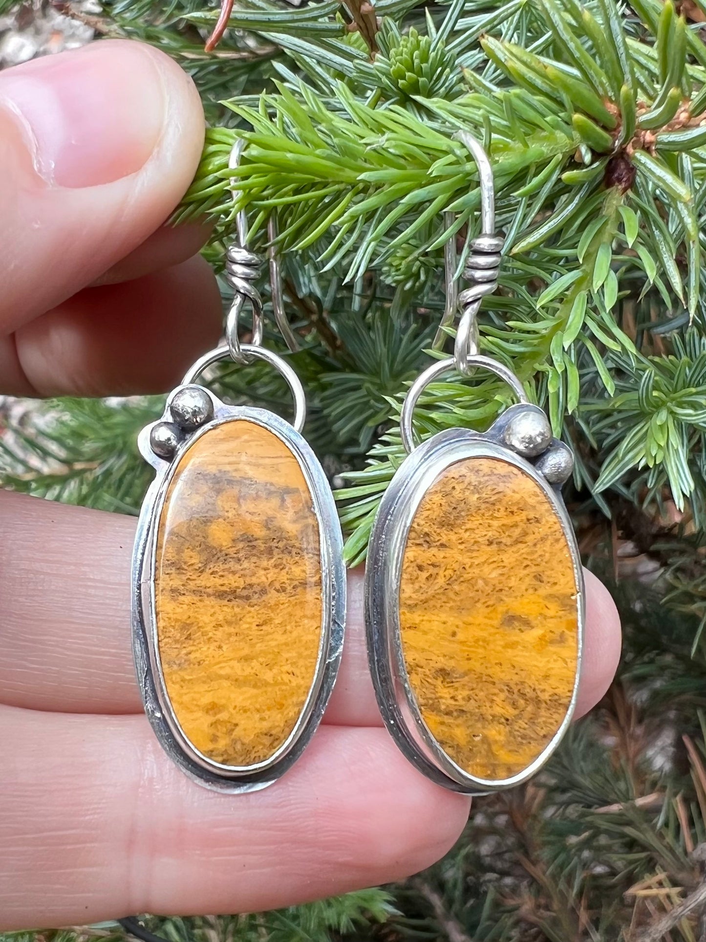 Yellow Jasper Earrings