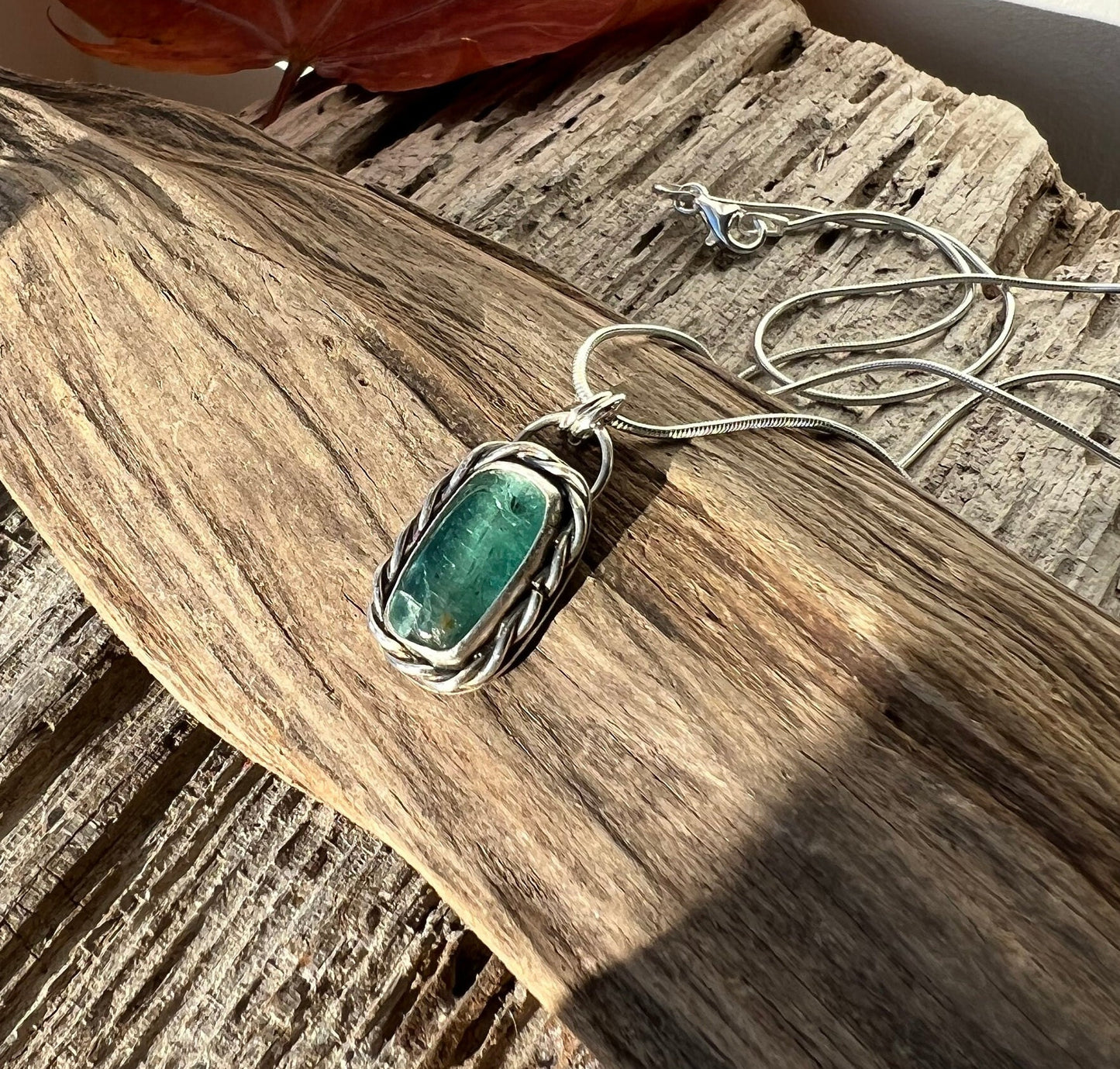 Paraiba Kyanite Pendant