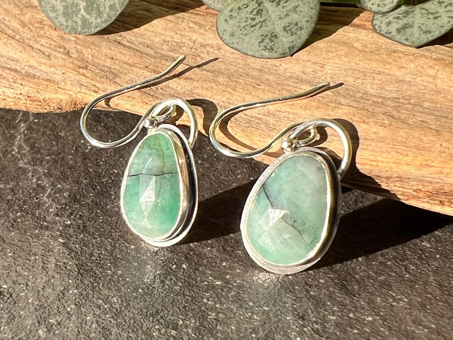 Natural Emerald Earrings