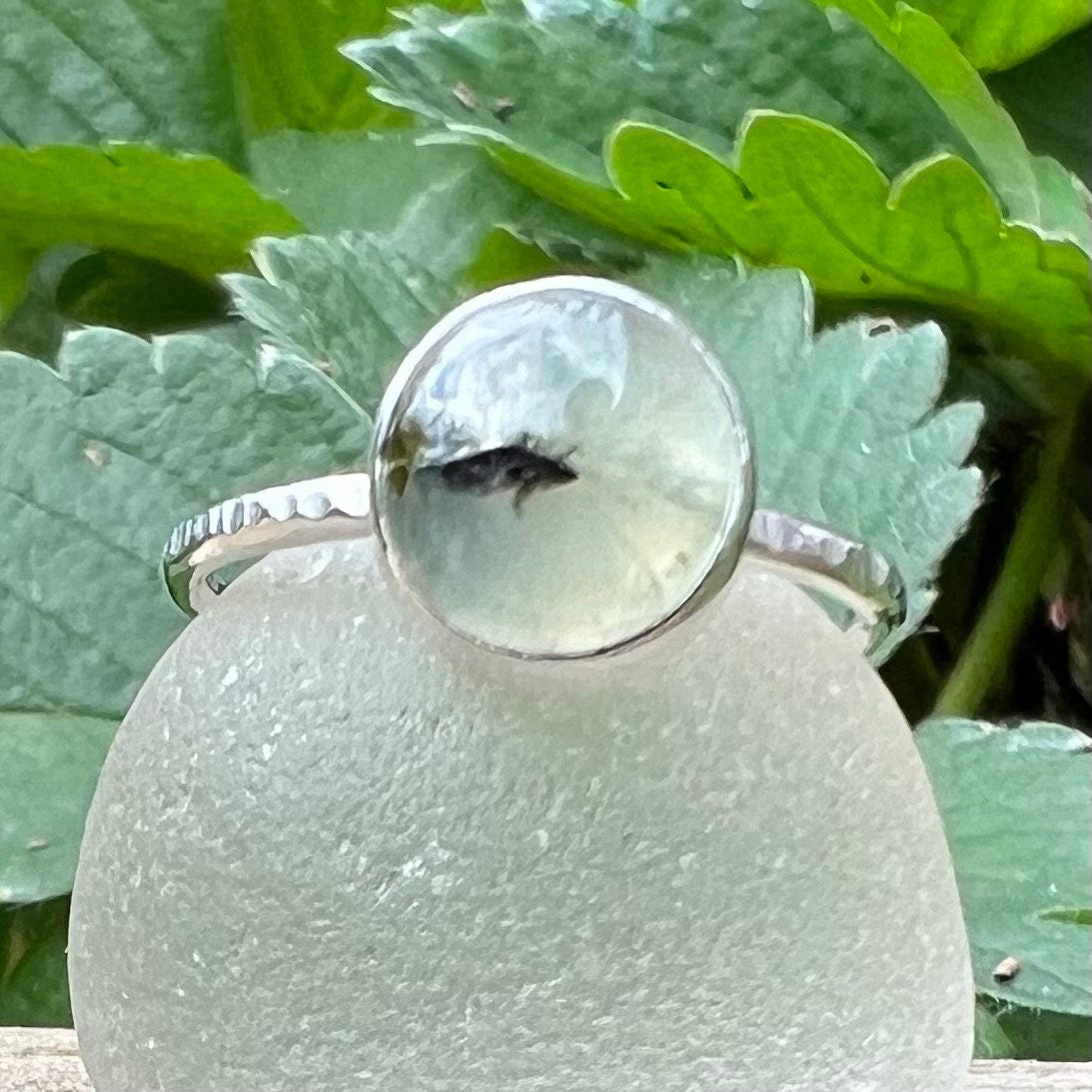 Prehnite Stacker Ring, various sizes available