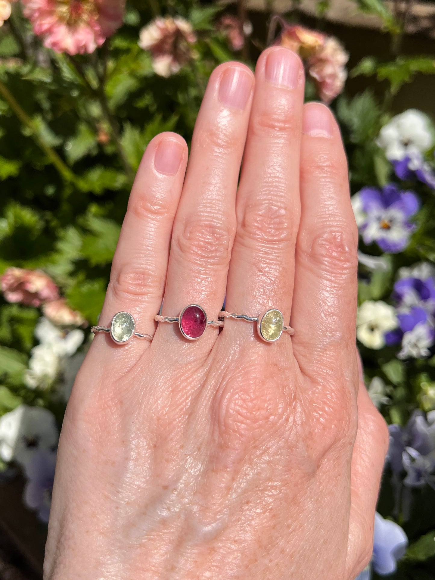 Tourmaline Stacker Ring