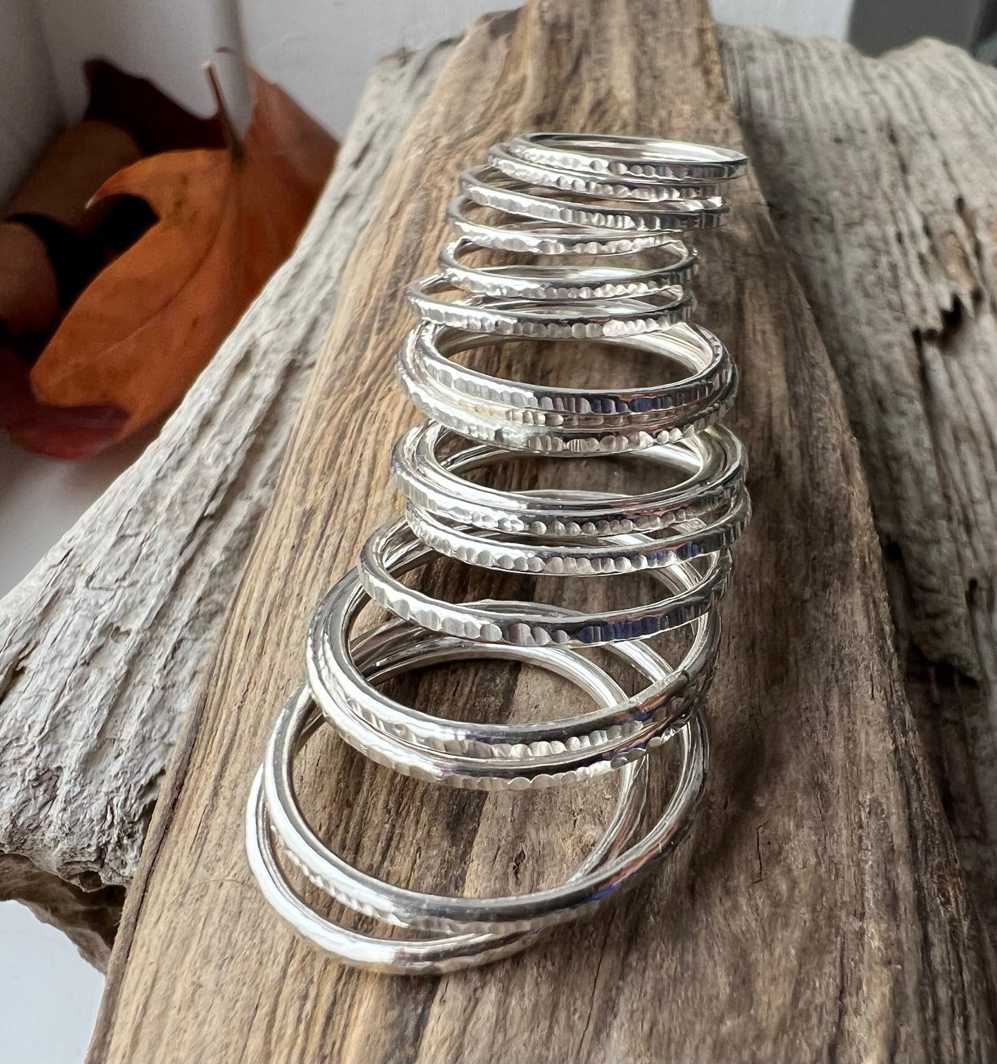 Sterling Silver Stacker Ring, Made To Order