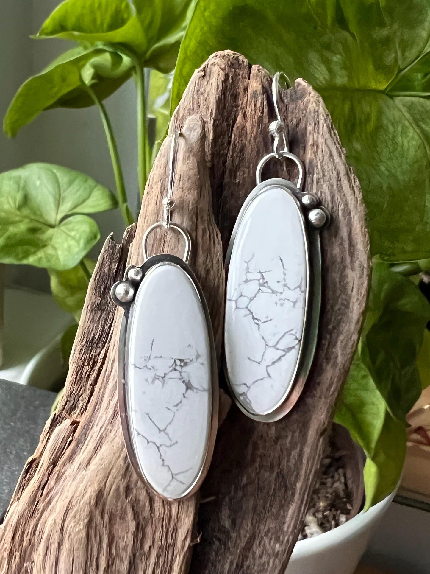 Howlite Earrings