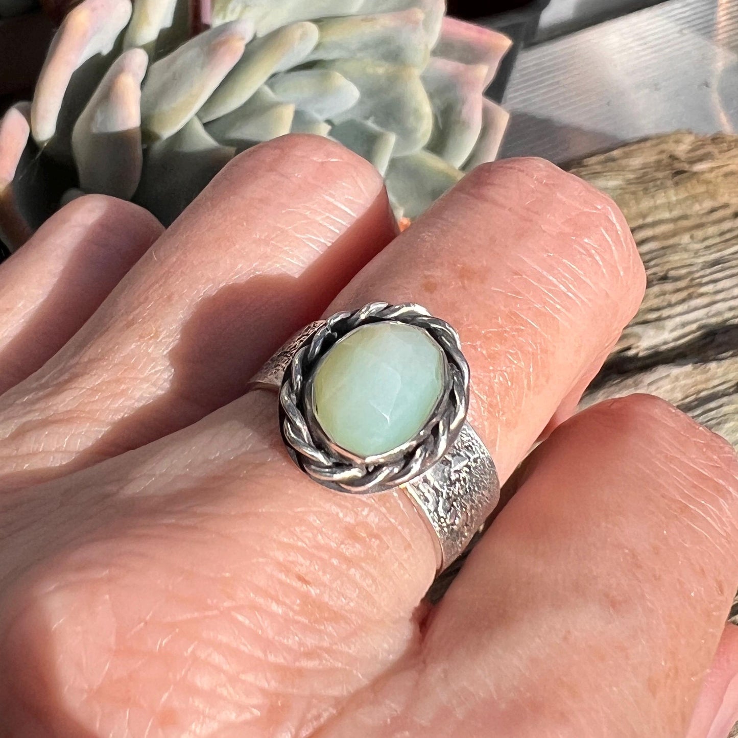 Peruvian Opal Ring