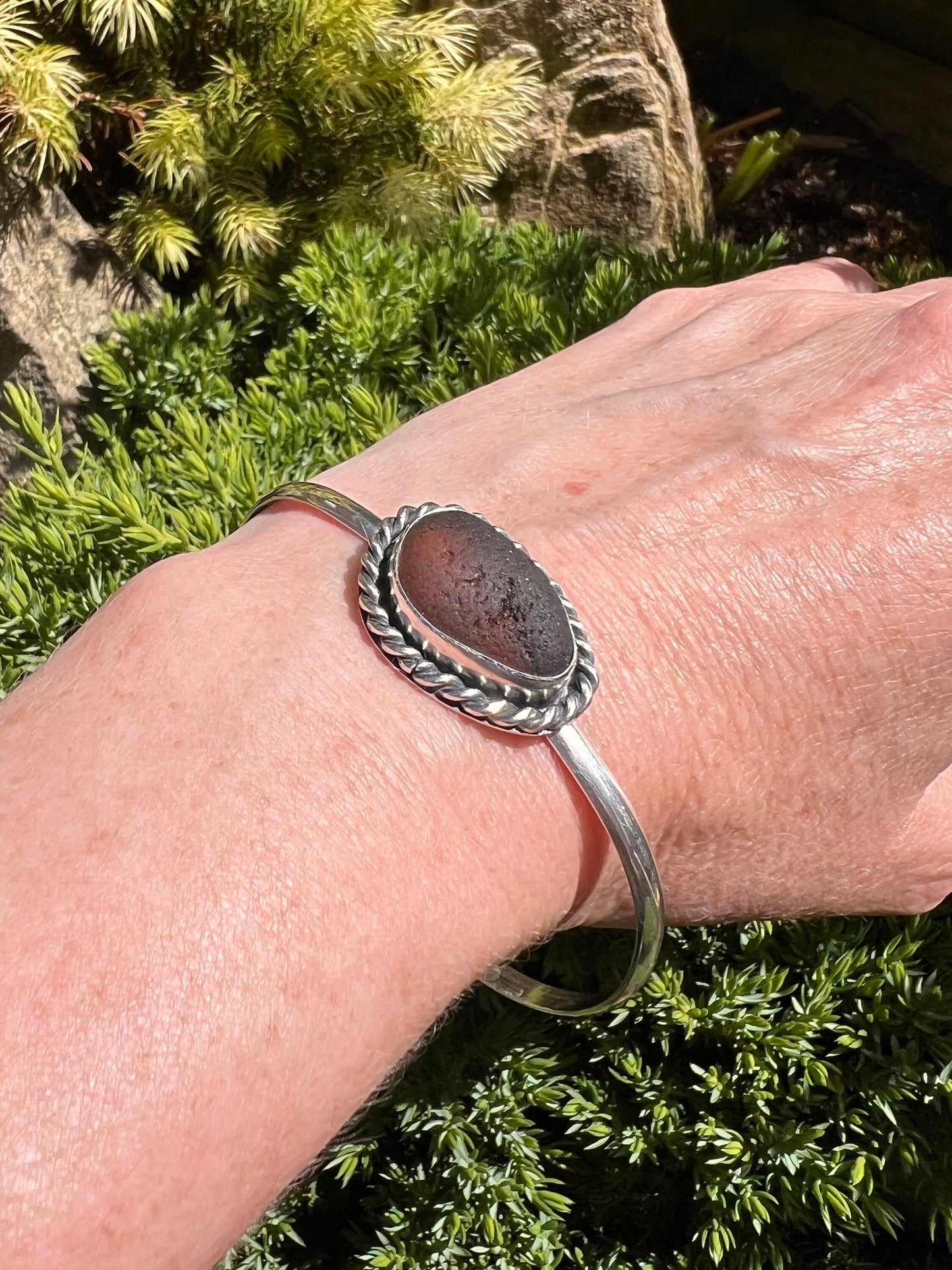 Rare Sea Glass Cuff