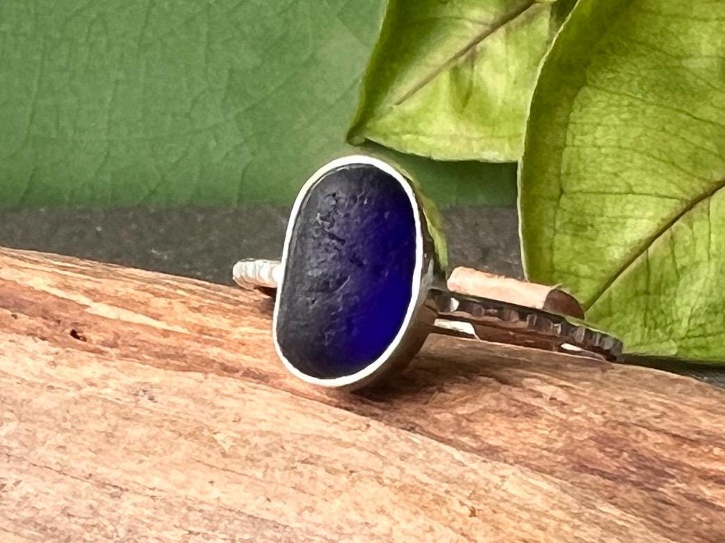 Sea Glass Stacking Ring, various sizes available