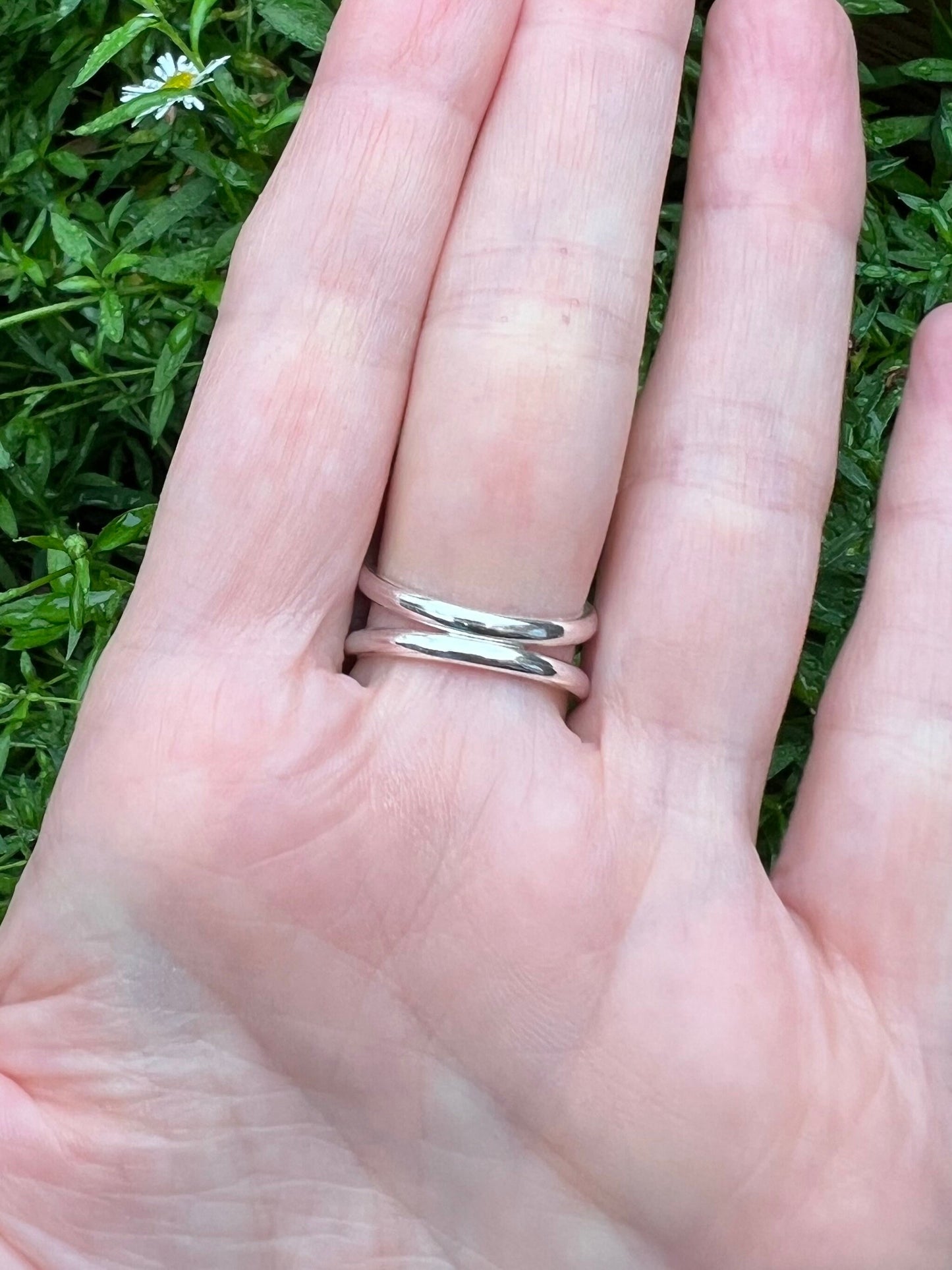 Pink Scolecite Ring