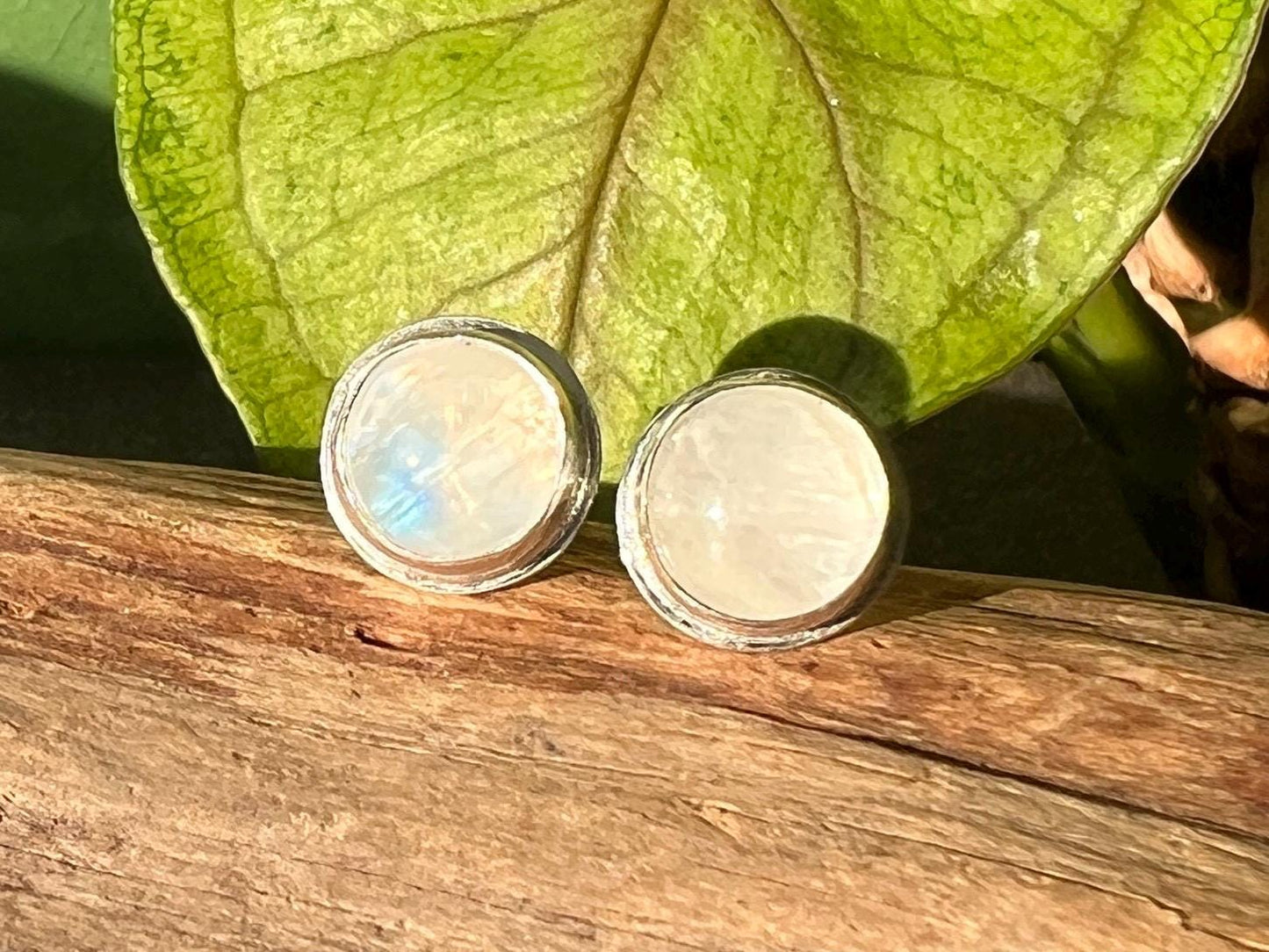 Moonstone Studs