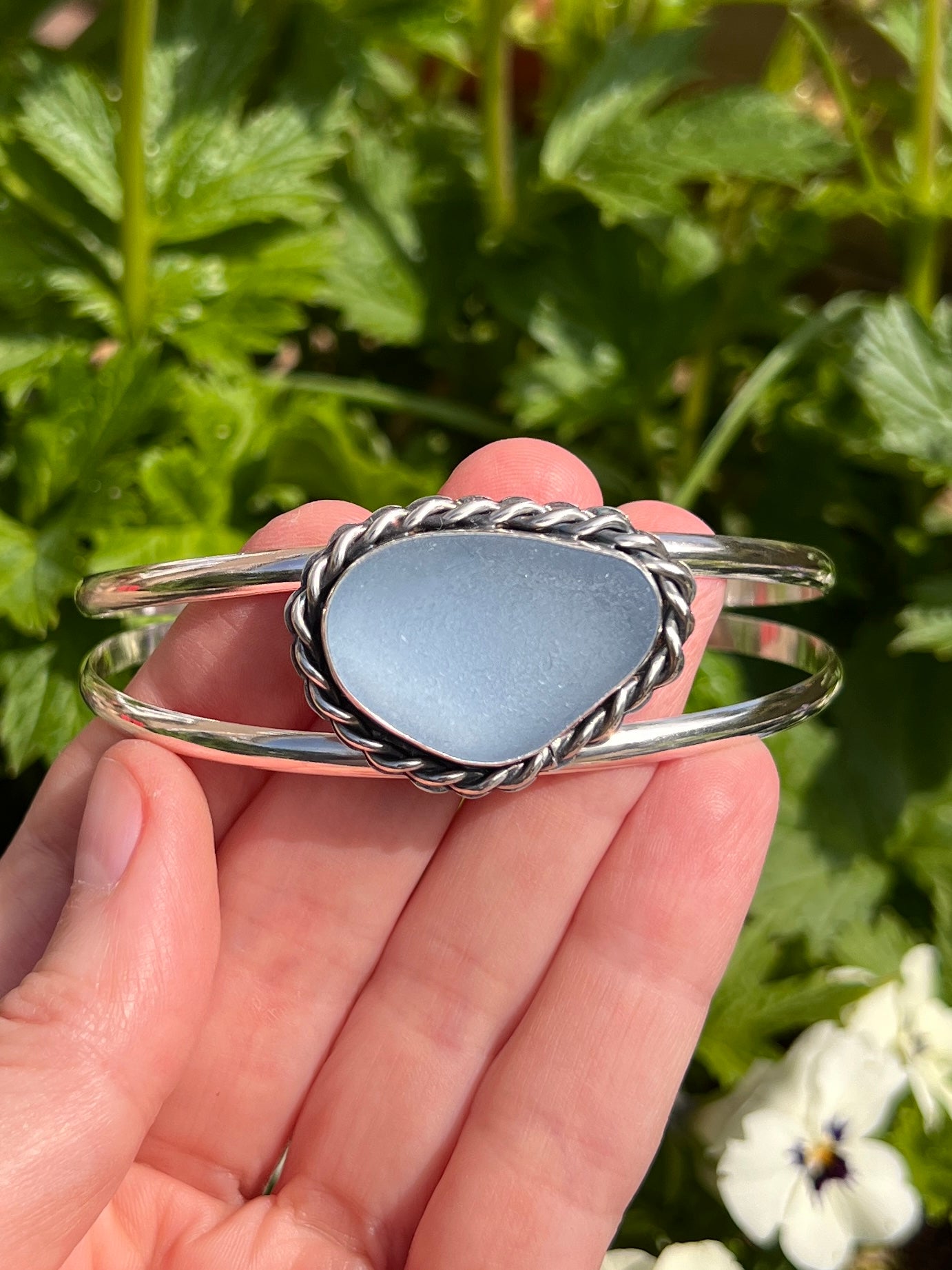 Denisa - Sea Glass Cuff