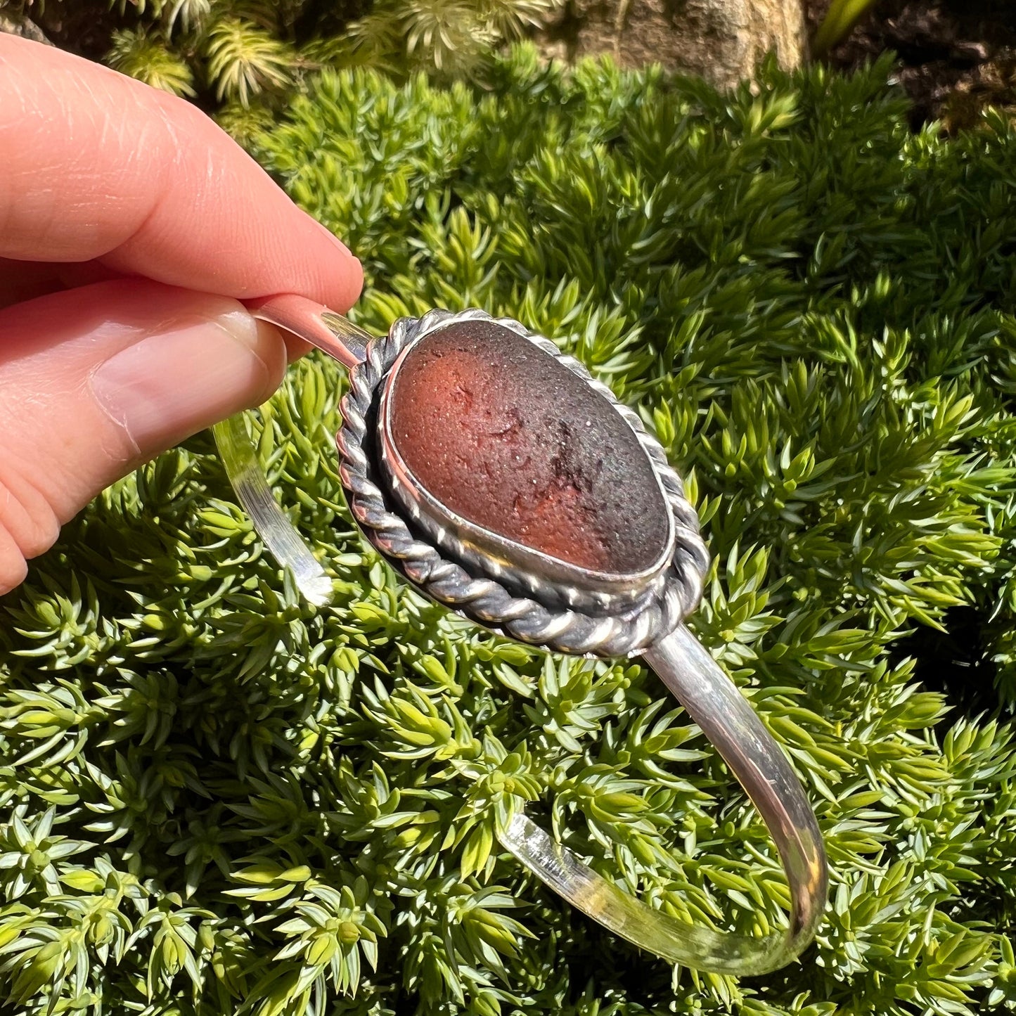 Rare Sea Glass Cuff