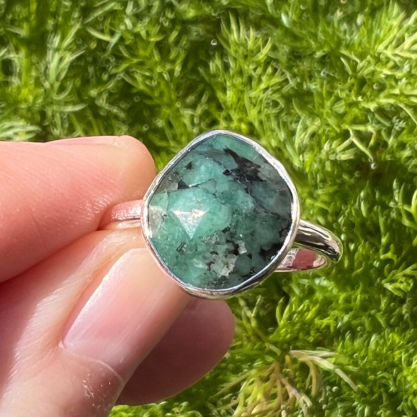 Natural Emerald Ring