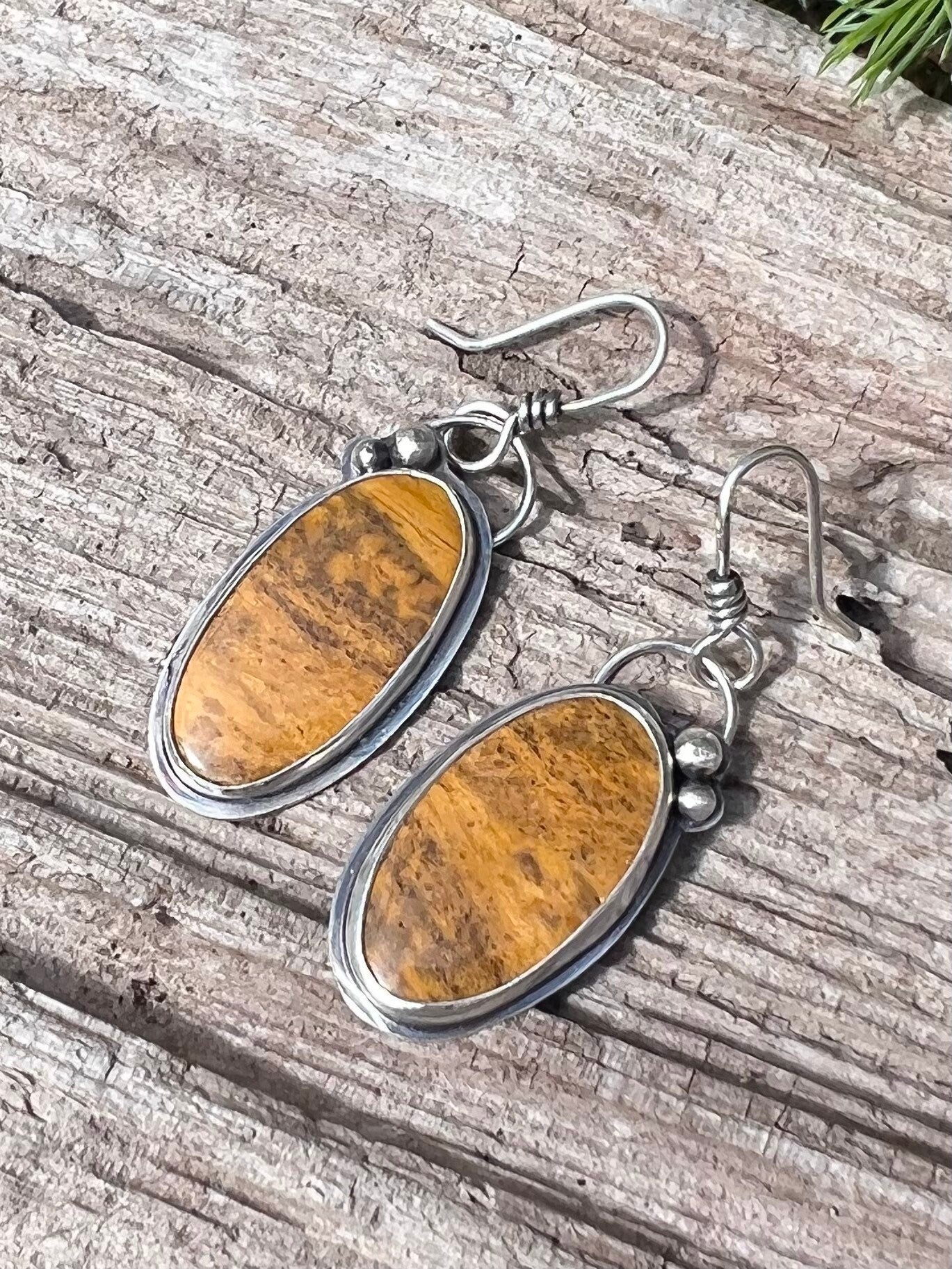 Yellow Jasper Earrings