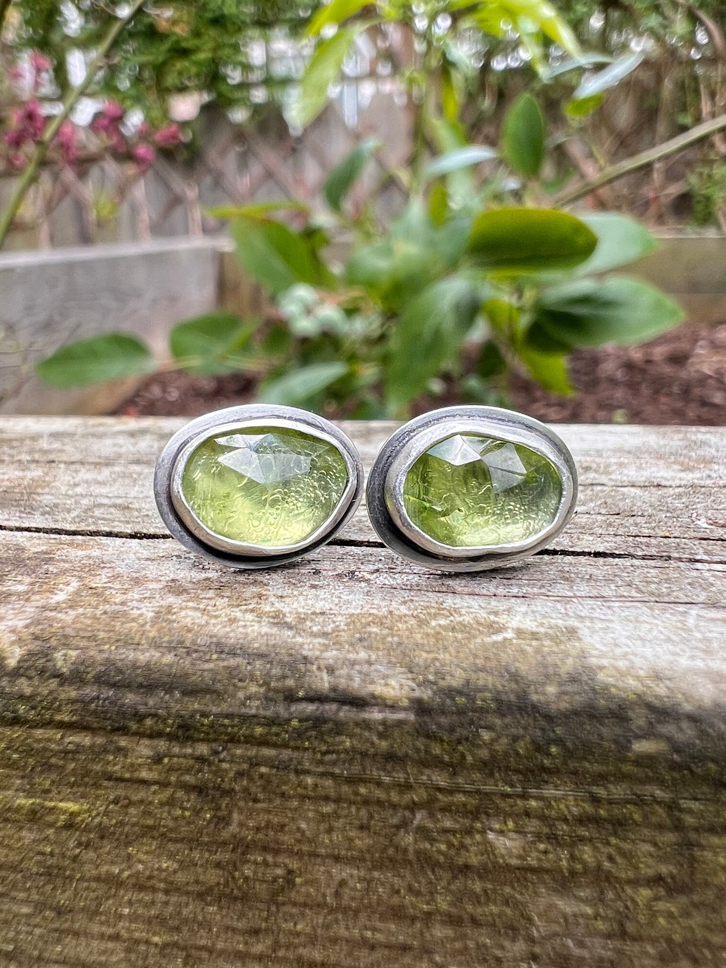 Peridot Studs
