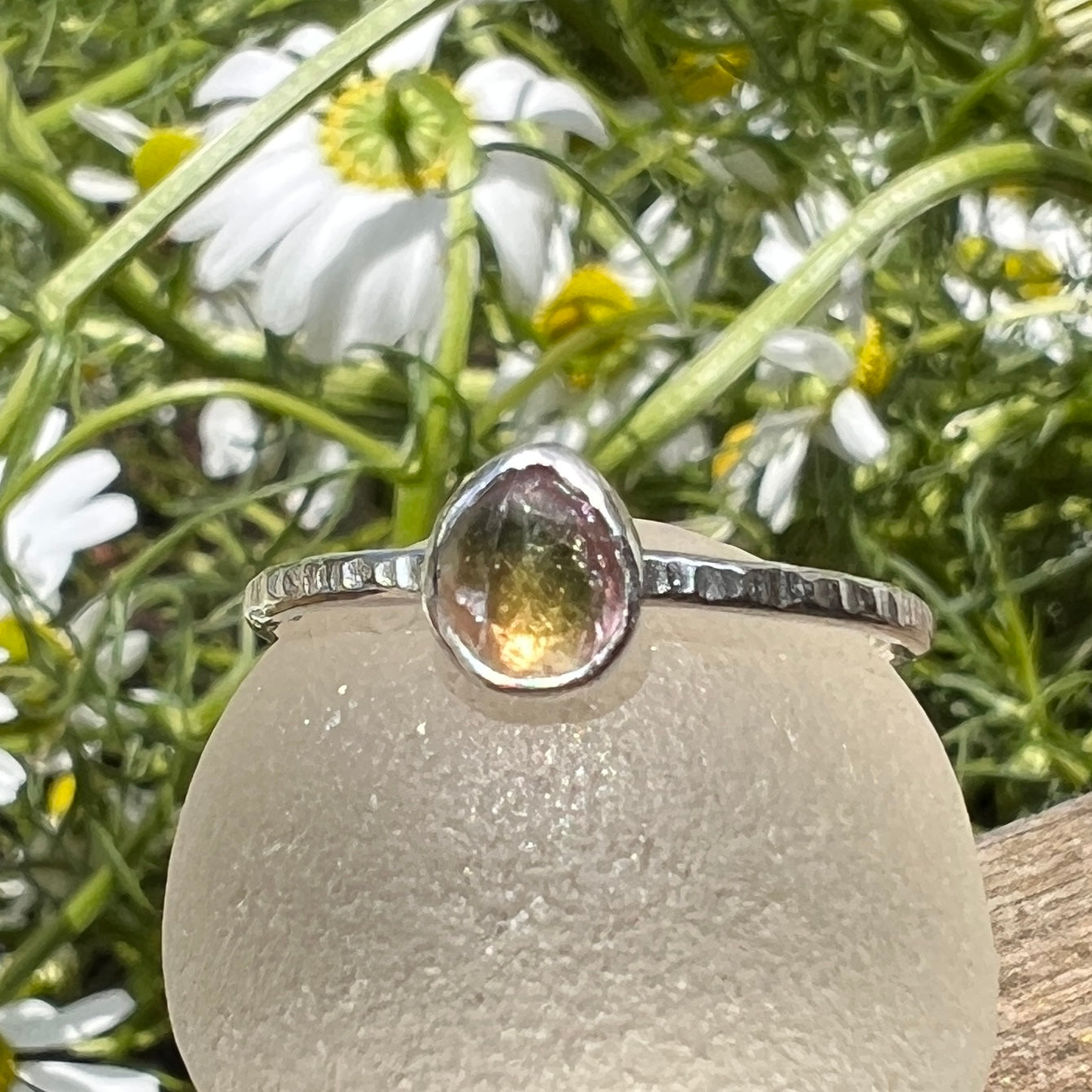 Tourmaline Stacker Rings