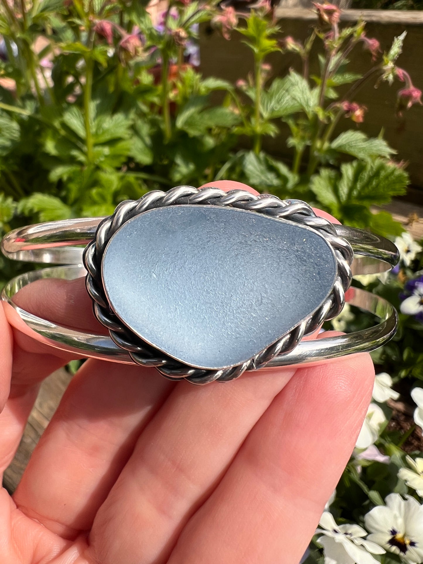 Denisa - Sea Glass Cuff