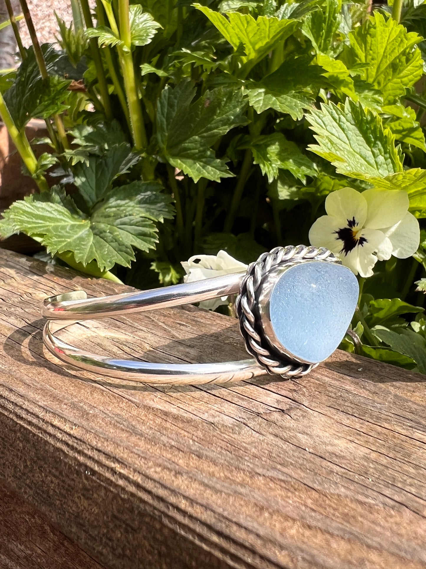 Denisa - Sea Glass Cuff