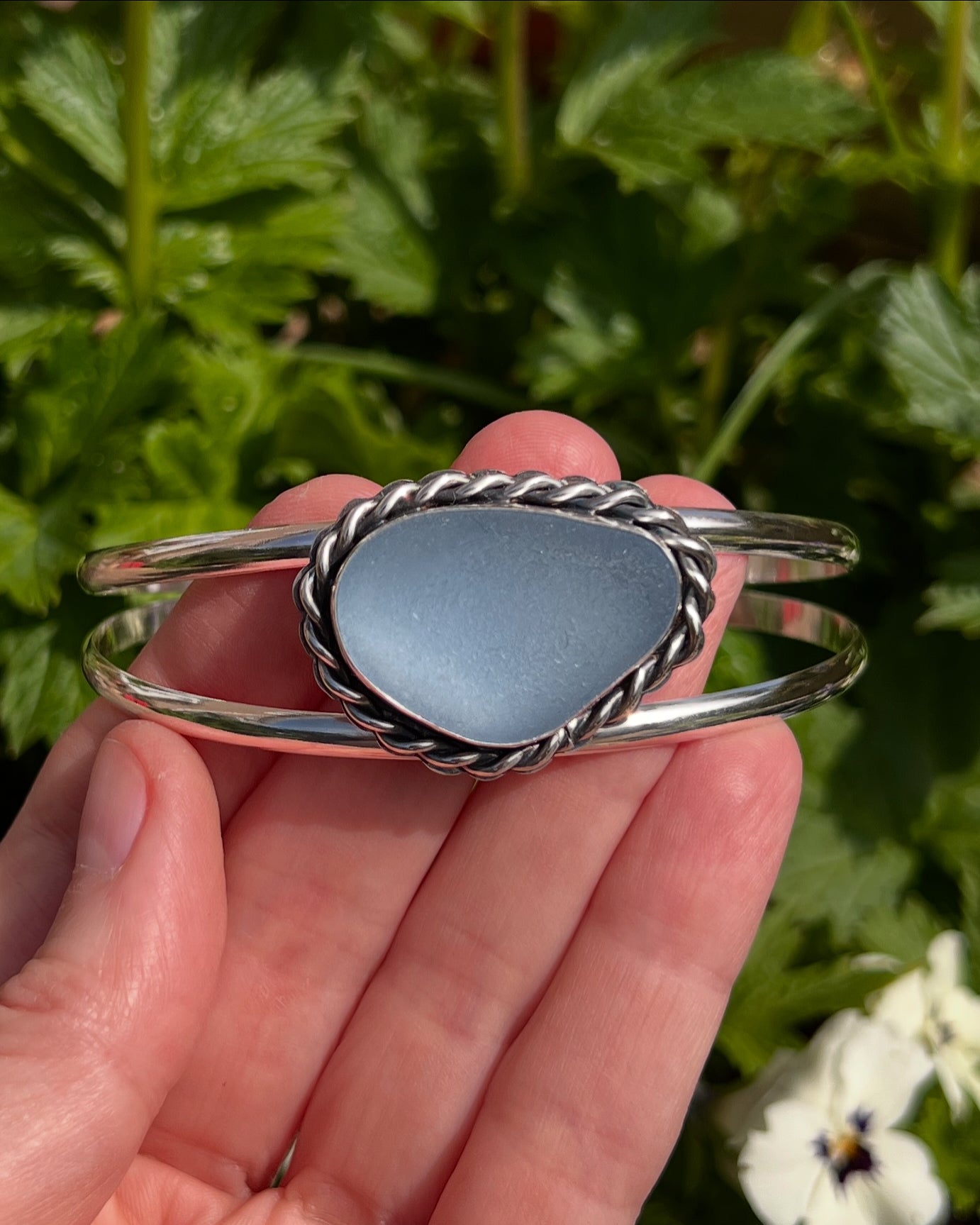 Denisa - Sea Glass Cuff