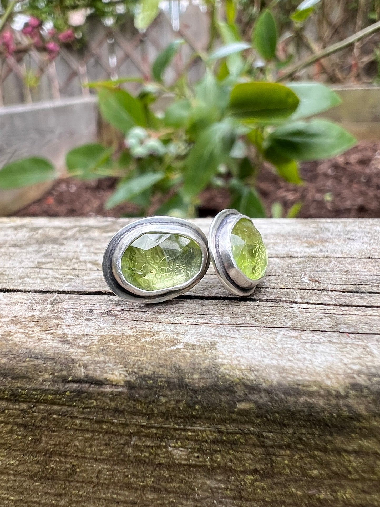 Peridot Studs