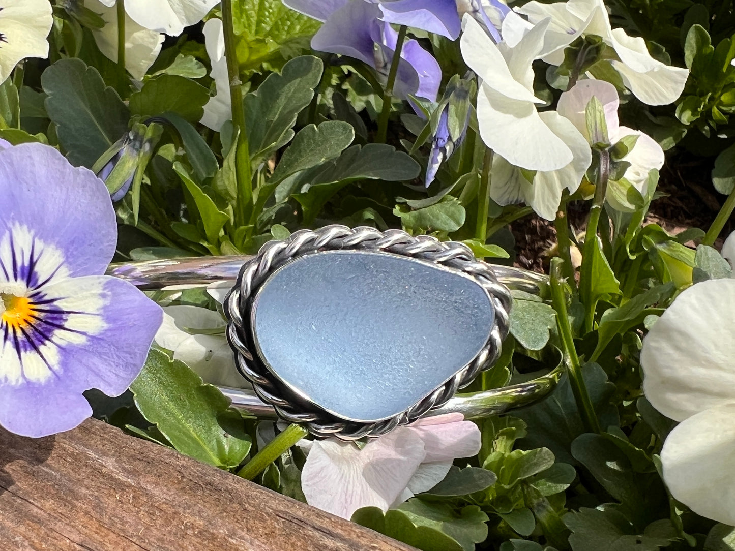 Denisa - Sea Glass Cuff