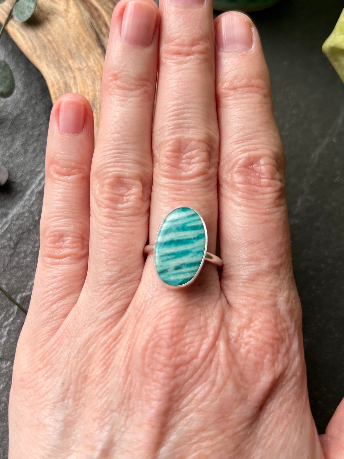 Amazonite Ring