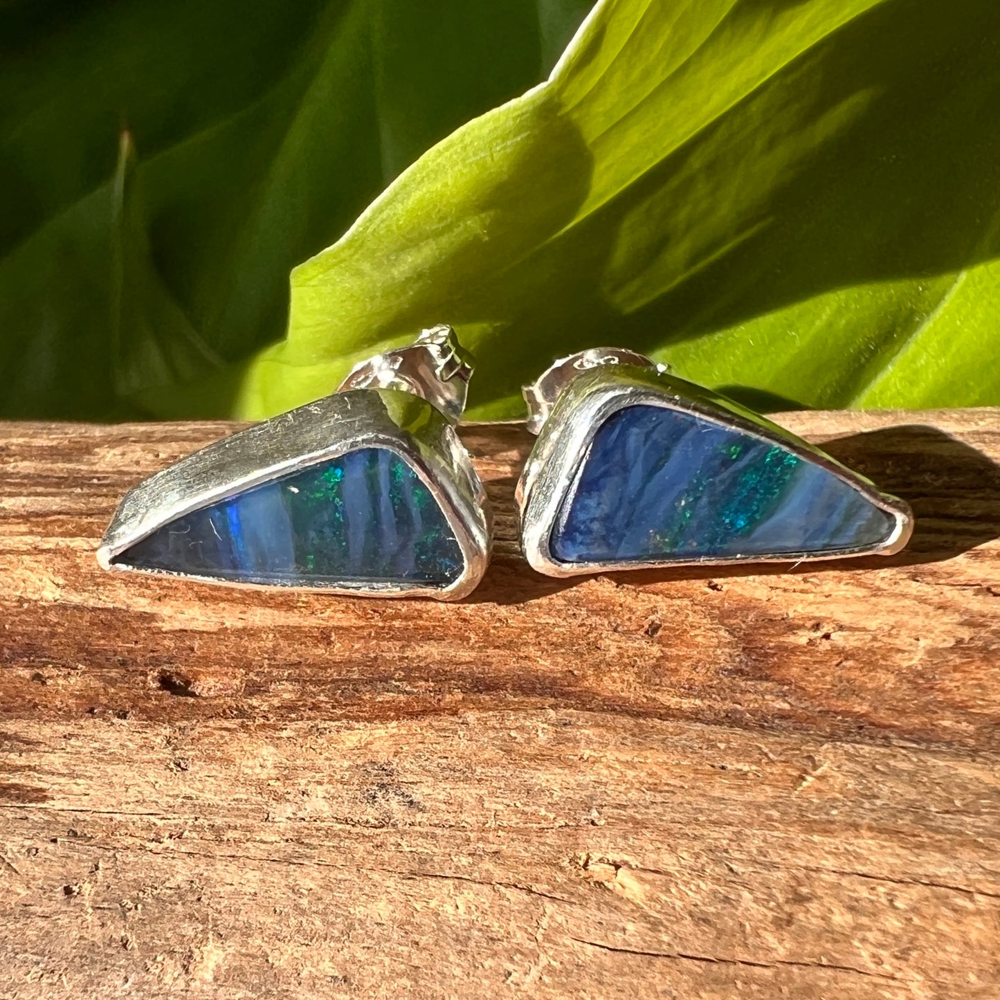 Australian Opal Doublet Studs