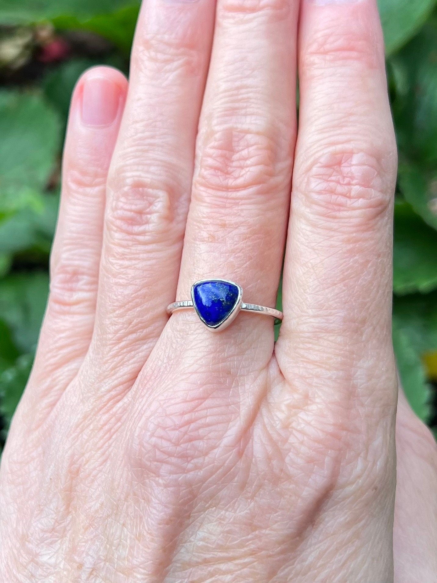 Lapis Lazuli Stacker Ring, various sizes available