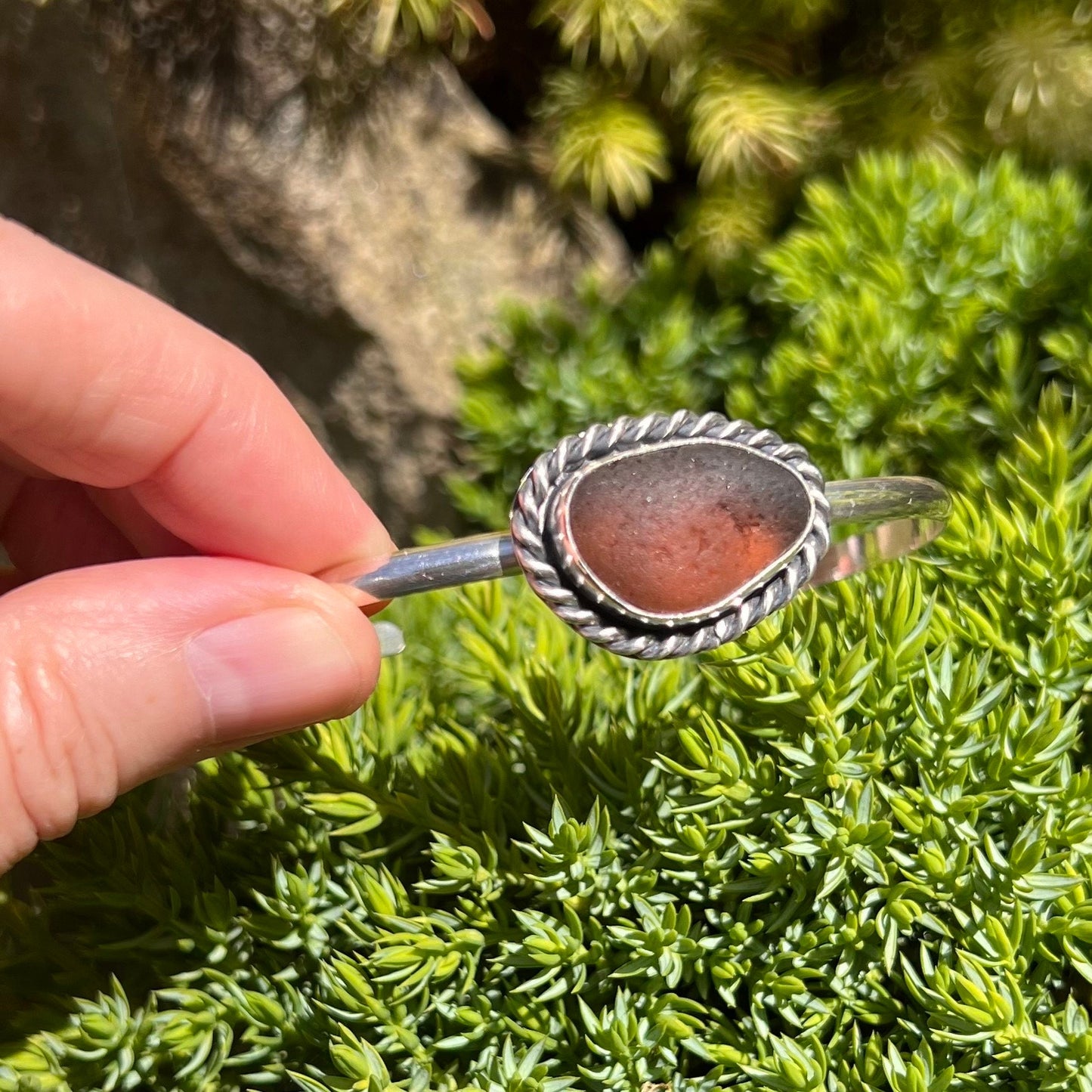 Rare Sea Glass Cuff