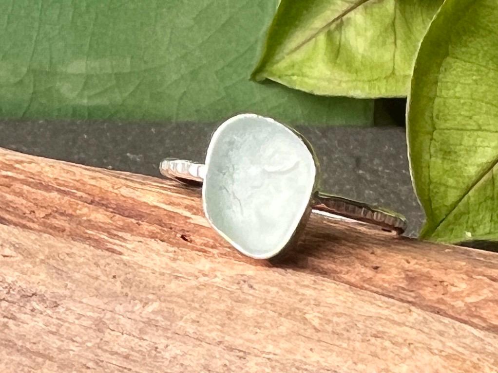 Sea Glass Stacking Ring, various sizes available