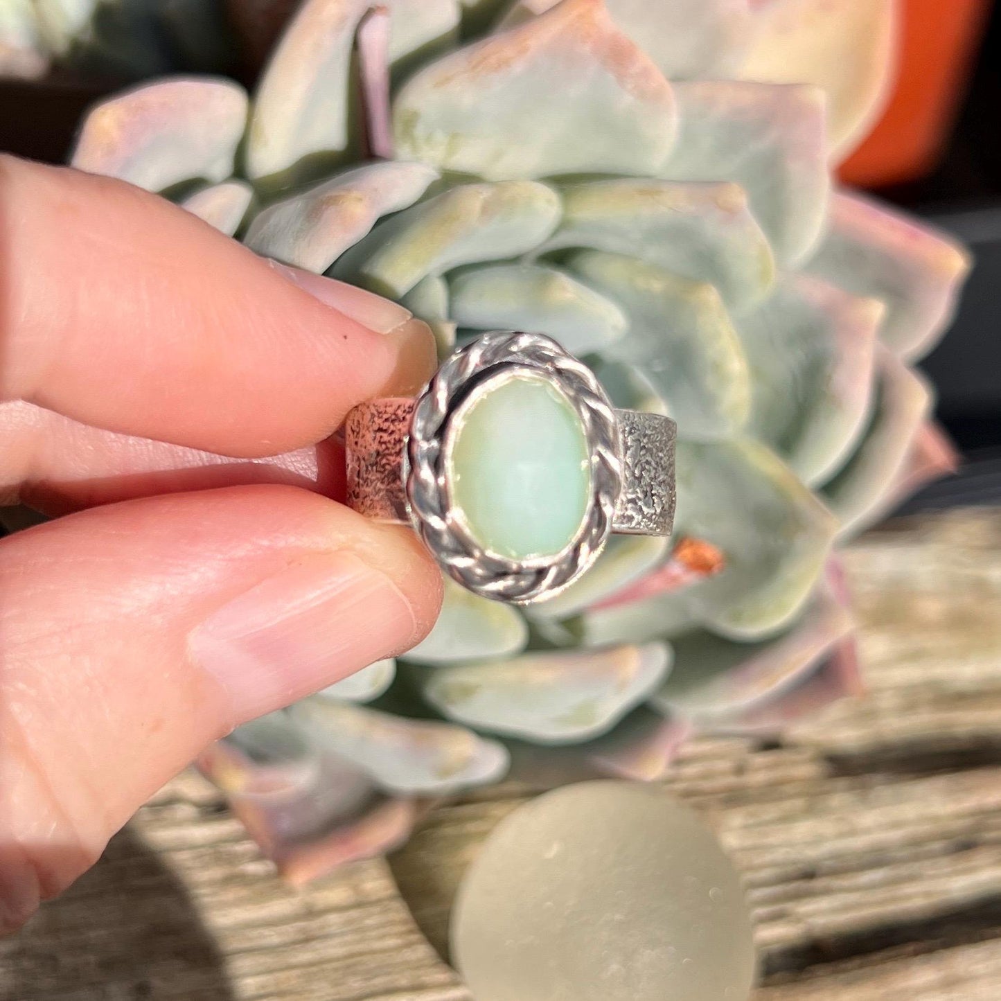 Peruvian Opal Ring