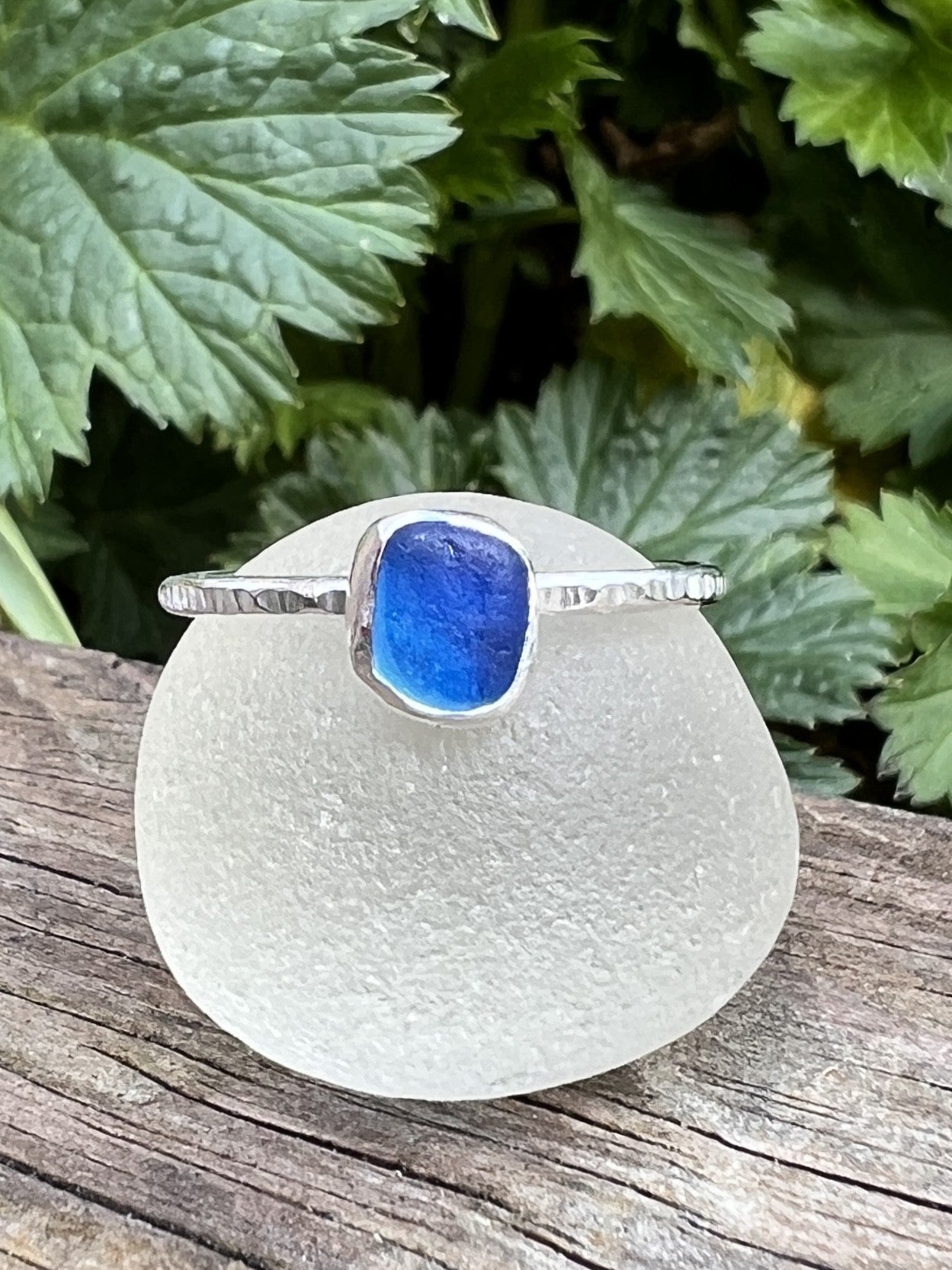 Sea Glass Stacker Ring