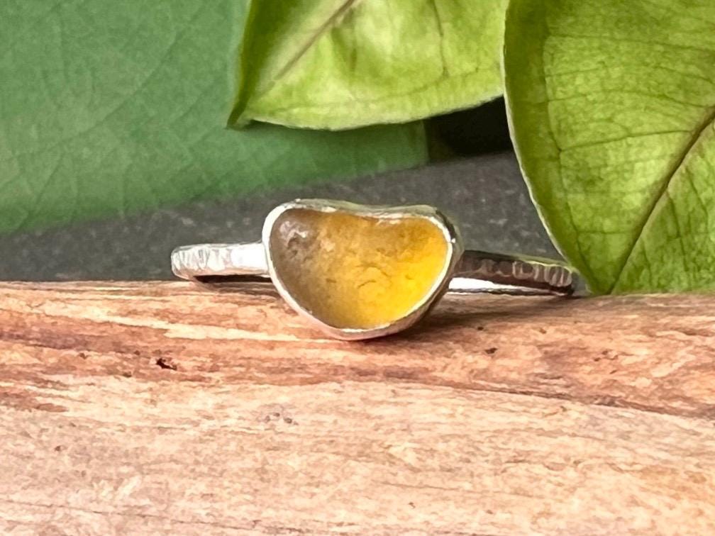 Sea Glass Stacker Ring, various sizes available