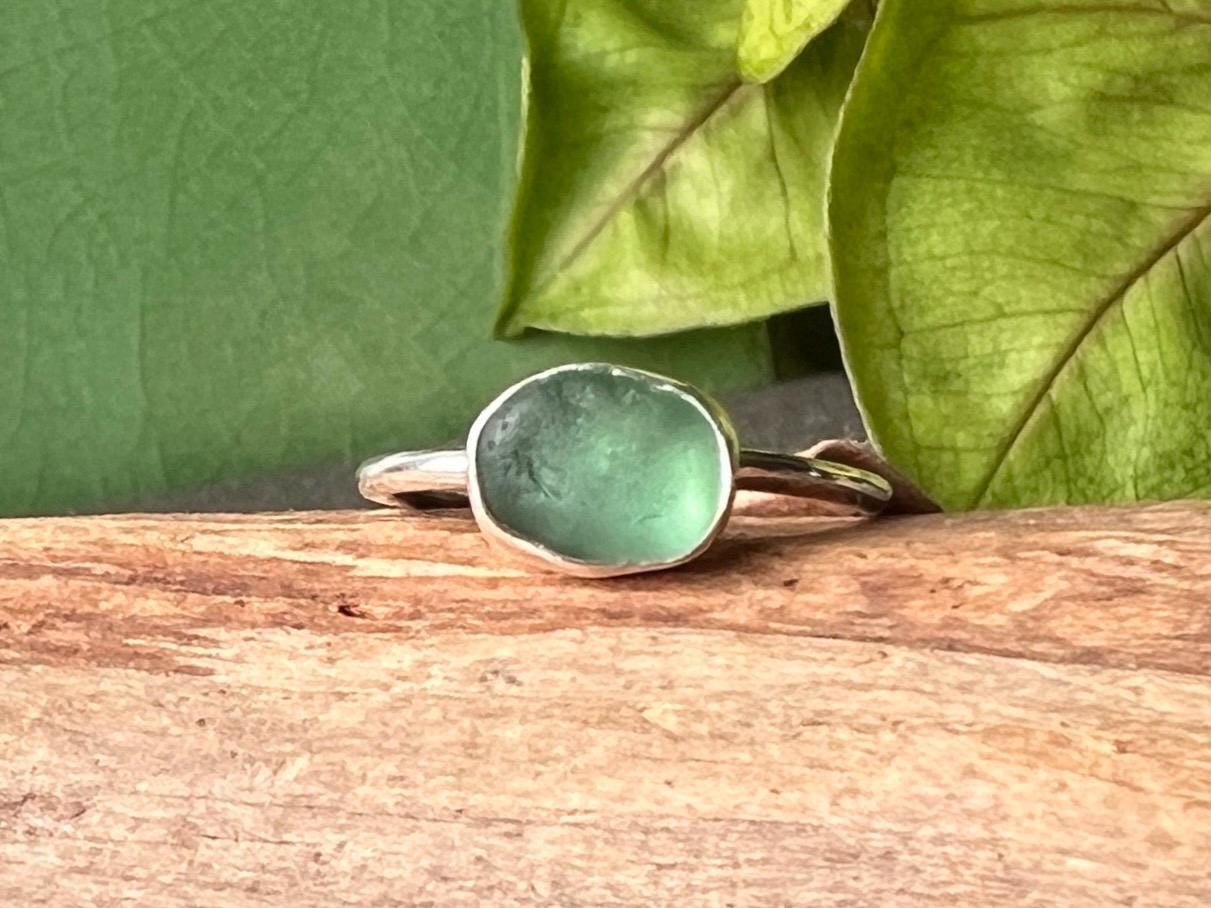 Sea Glass Stacker Ring, various sizes available