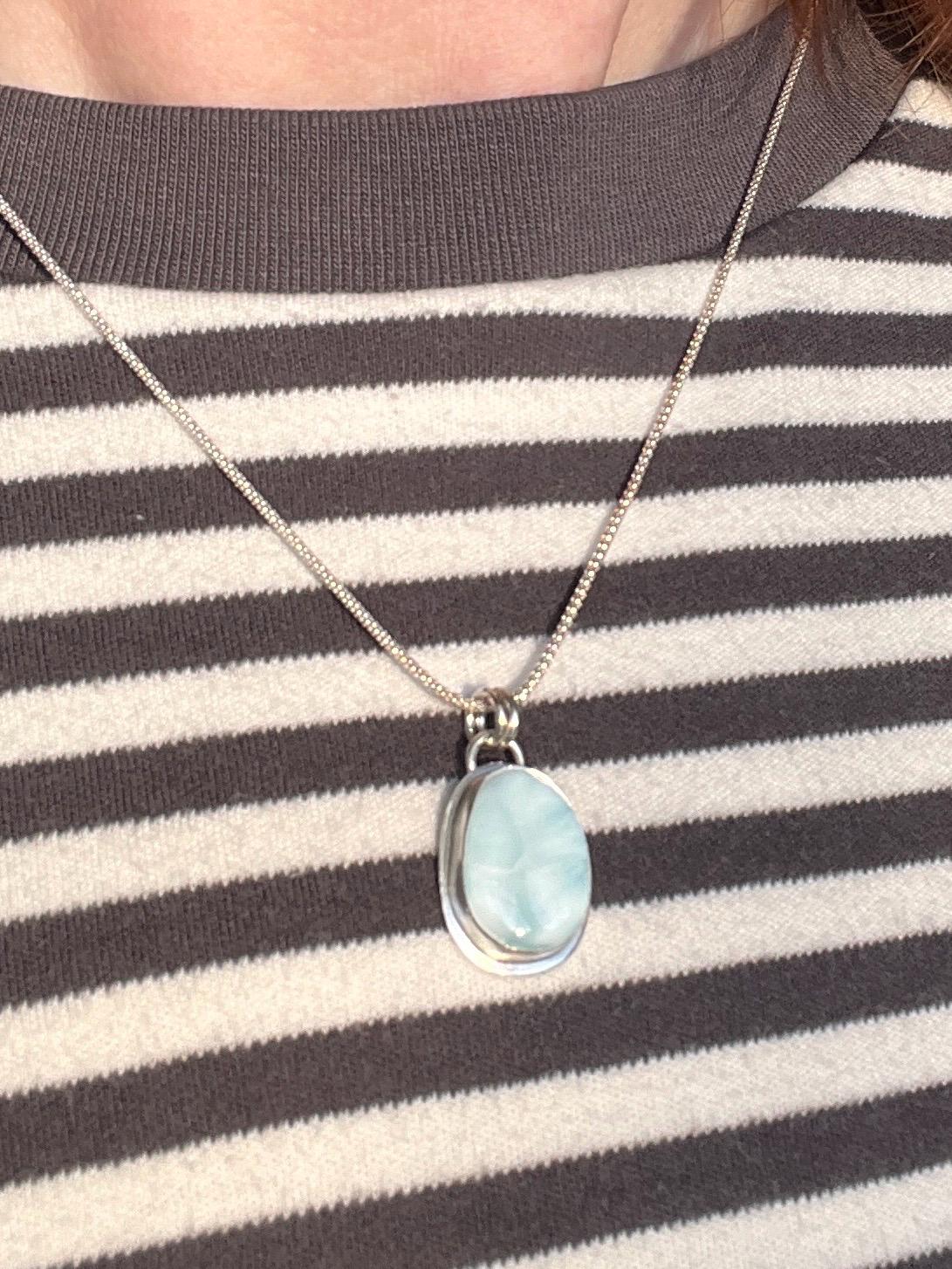 Larimar Pendant