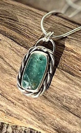 Paraiba Kyanite Pendant