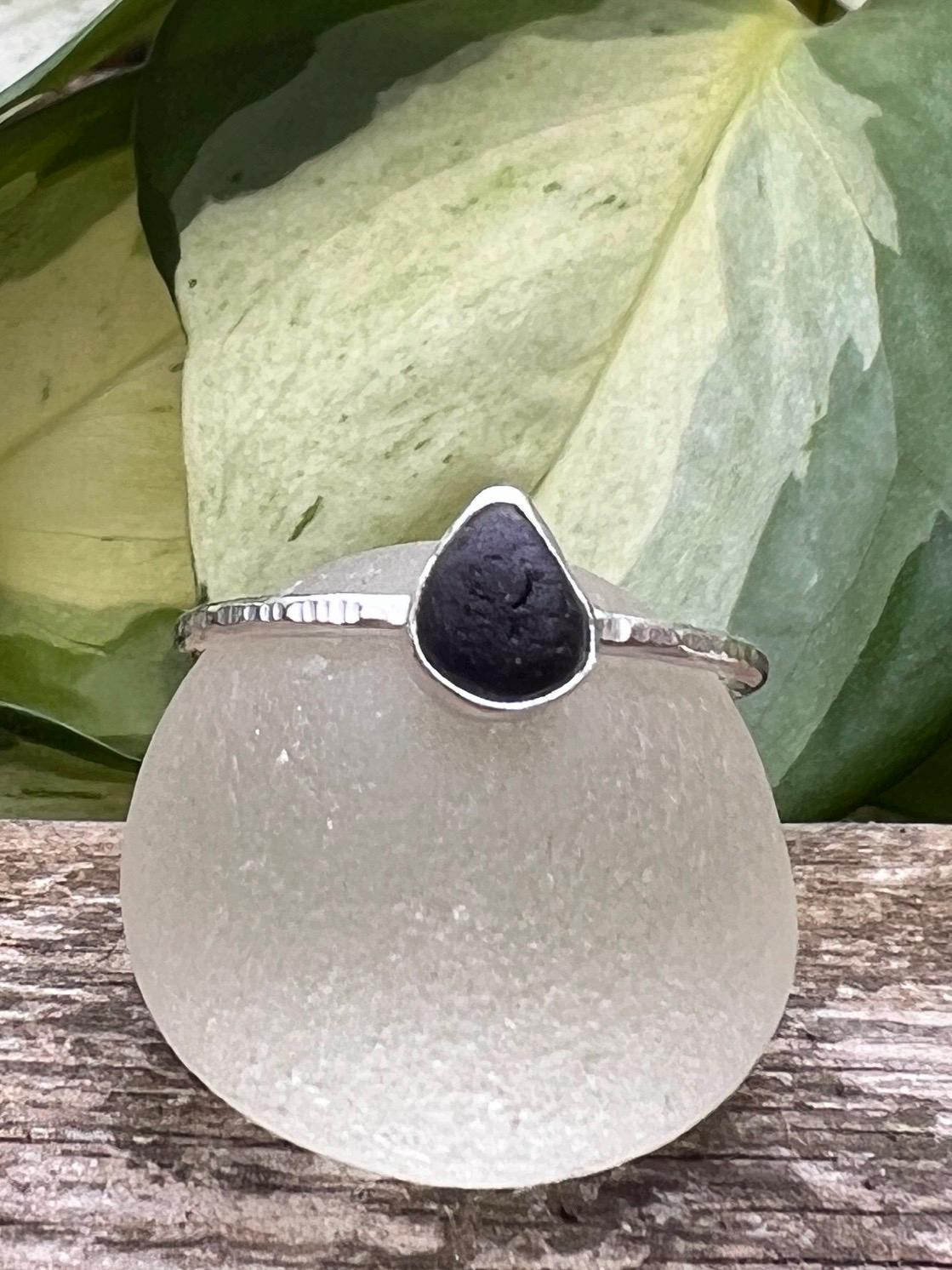Sea Glass Stacker Ring