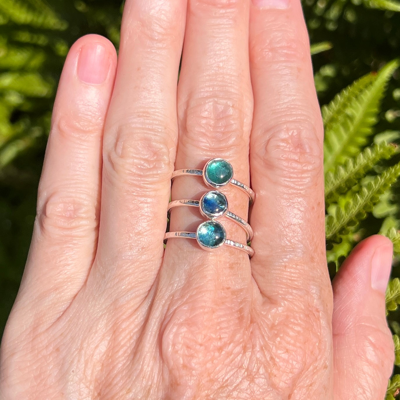 Kyanite Stacking Rings