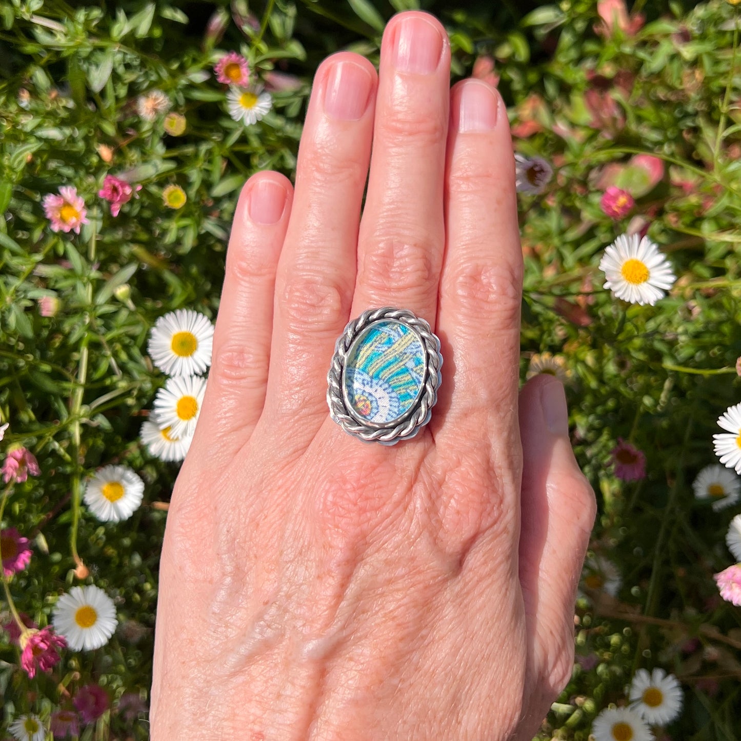 Quartz Statement Ring
