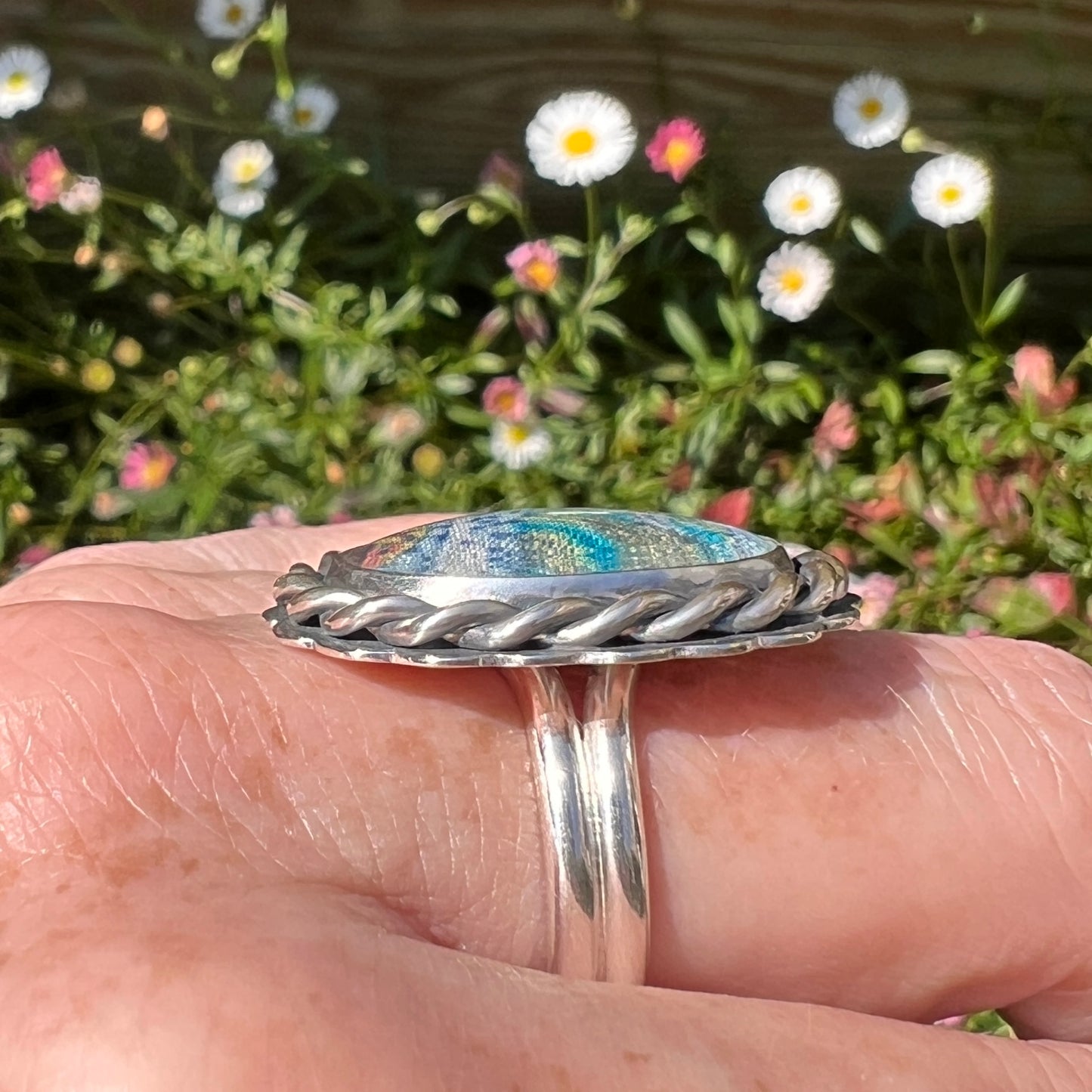Quartz Statement Ring
