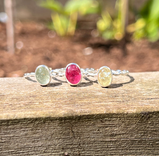 Tourmaline Stacker Ring
