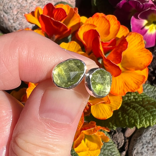 Peridot Studs