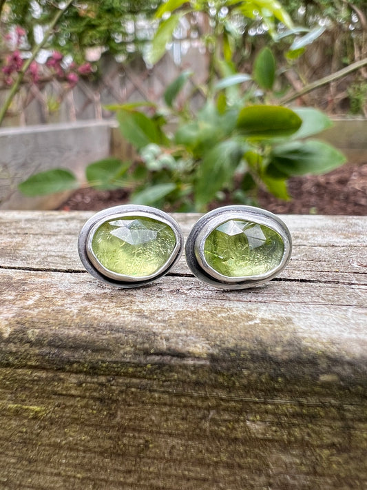 Peridot Studs