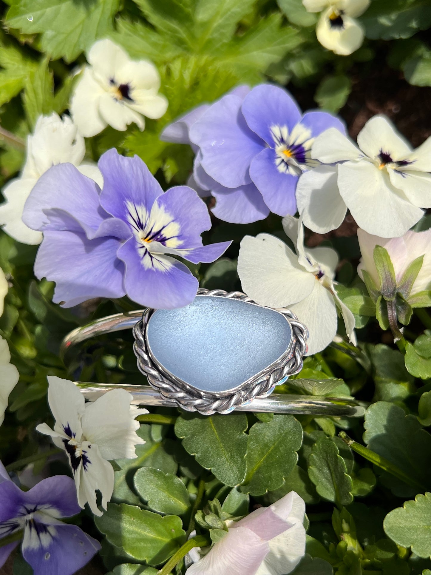Denisa - Sea Glass Cuff